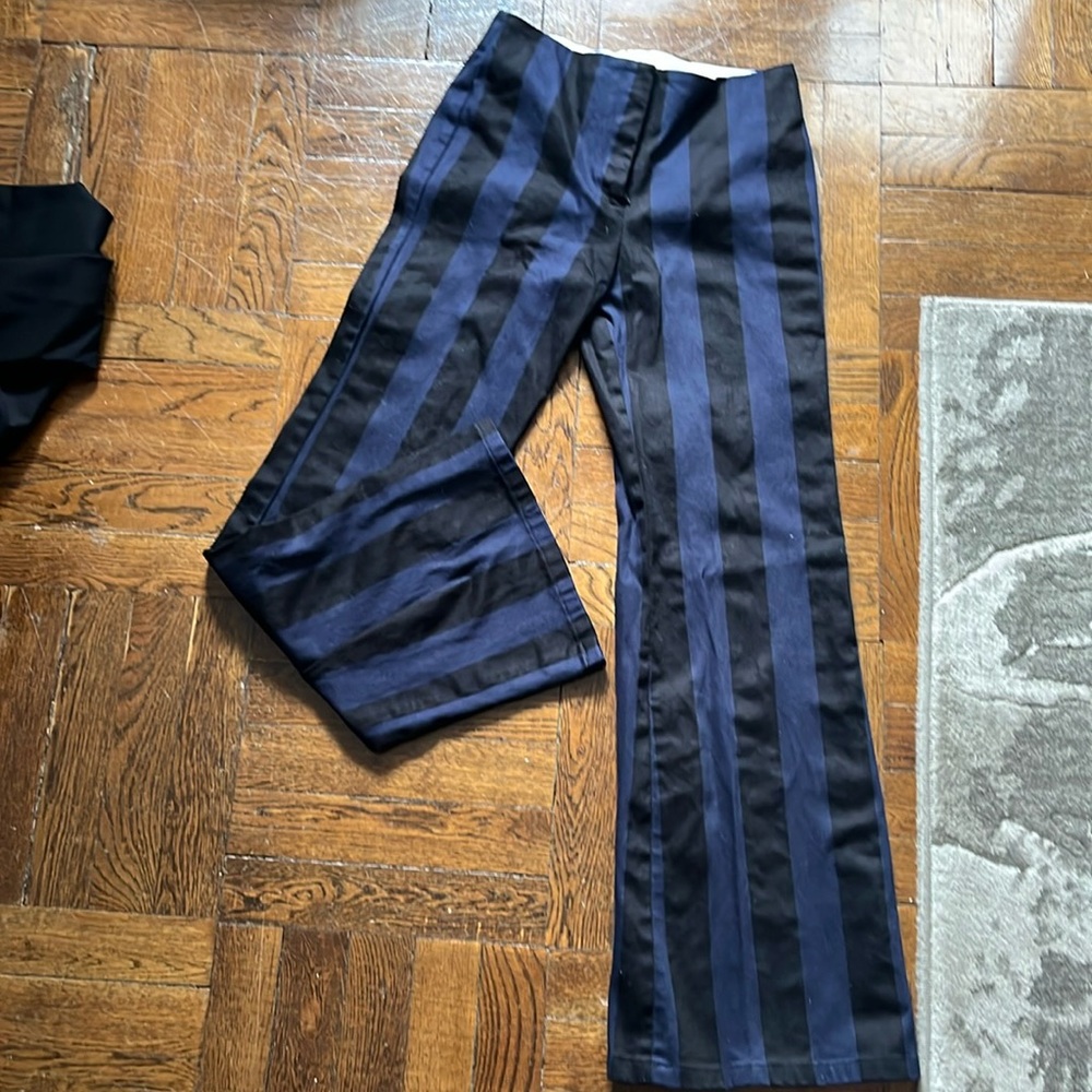 Marlene Berger wide leg denim trouser. Looks great casual or dressy